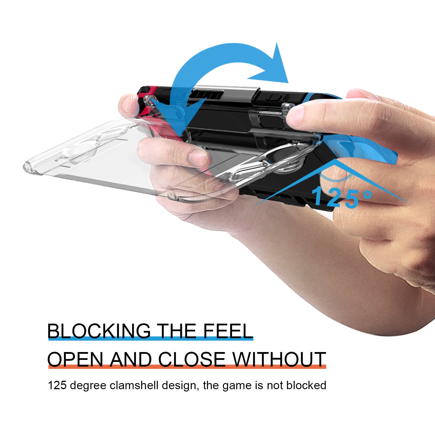 DSS-139 Transparent PC Case for Nintendo Switch Hard Shell Anti-Scratch Protective Cover DSS-139 Transparent PC Case for Nintendo Switch Hard Shell Anti-Scratch Protective Cover